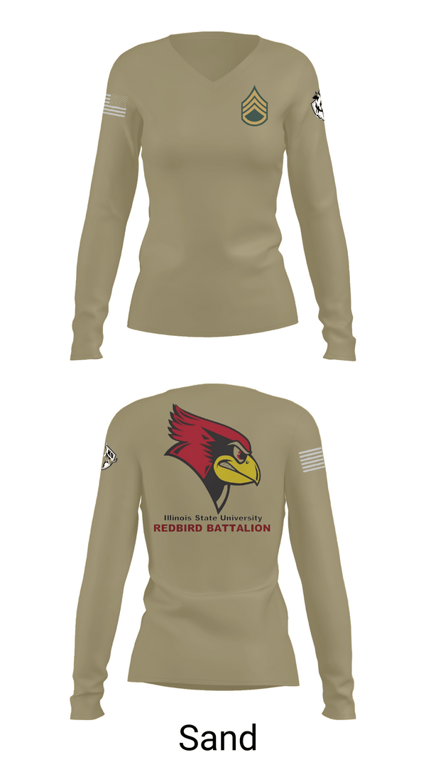 Womens Long Sleeve Vneck Shirt, Bradbuddy, National Guard, Teamtime, Team time, sublimation, custom sports apparel, team uniforms, spirit wear, spiritwear, sports uniforms, custom shirts, team store, custom team store, fundraiser sports, apparel fundraiser