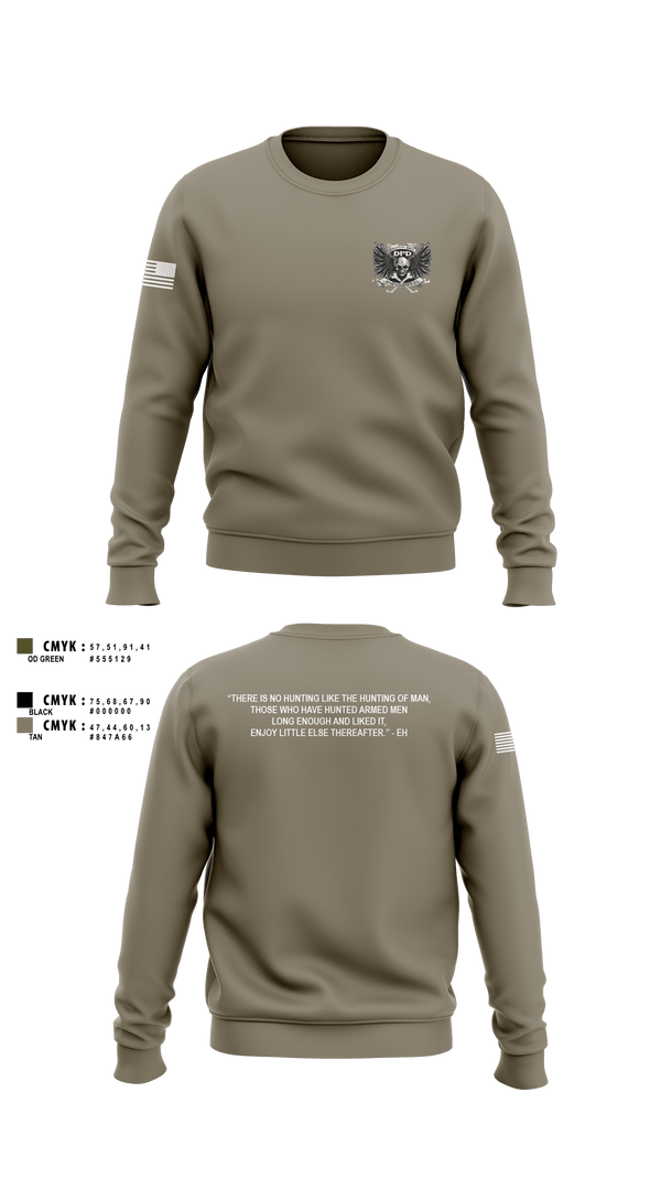 Crew Neck Sweatshirt, Denver Police Fugitive Unit, Police, Teamtime, Team time, sublimation, custom sports apparel, team uniforms, spirit wear, spiritwear, sports uniforms, custom shirts, team store, custom team store, fundraiser sports, apparel fundraiser