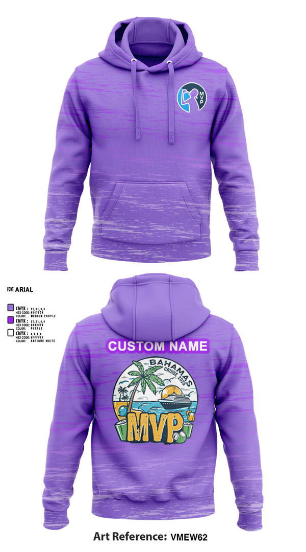 Hoodie, MVP Cruise 2025, Spirit Store, Teamtime, Team time, sublimation, custom sports apparel, team uniforms, spirit wear, spiritwear, sports uniforms, custom shirts, team store, custom team store, fundraiser sports, apparel fundraiser
