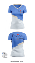 Divine 34863718 Women's Short Sleeve V-neck Shirt - 118