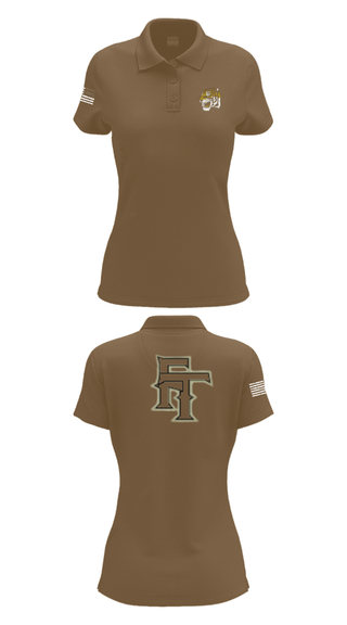 Womens Short Sleeve Performance Polo, Fort Towson Junior High School Cheer, Cheer, Teamtime, Team time, sublimation, custom sports apparel, team uniforms, spirit wear, spiritwear, sports uniforms, custom shirts, team store, custom team store, fundraiser sports, apparel fundraiser