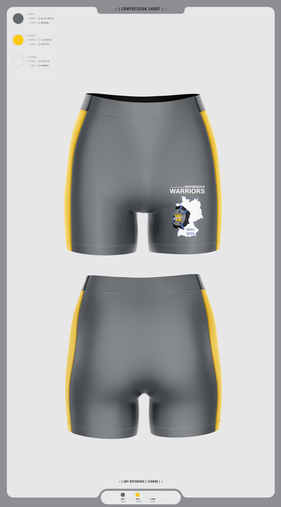Wiesbaden warriors 36556050 Men's Compression Shorts - 1
