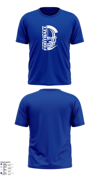 Short Sleeve Performance Shirt, Orland Jr Trojans Football, Football, Teamtime, Team time, sublimation, custom sports apparel, team uniforms, spirit wear, spiritwear, sports uniforms, custom shirts, team store, custom team store, fundraiser sports, apparel fundraiser