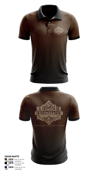 Short Sleeve Performance Polo, STONEGATE, , Teamtime, Team time, sublimation, custom sports apparel, team uniforms, spirit wear, spiritwear, sports uniforms, custom shirts, team store, custom team store, fundraiser sports, apparel fundraiser