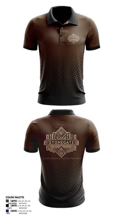STONEGATE 94014498 Short Sleeve Performance Polo - 5