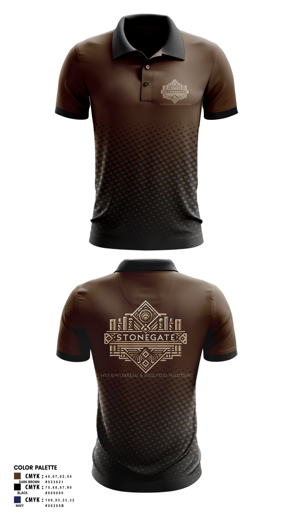 Short Sleeve Performance Polo, STONEGATE, , Teamtime, Team time, sublimation, custom sports apparel, team uniforms, spirit wear, spiritwear, sports uniforms, custom shirts, team store, custom team store, fundraiser sports, apparel fundraiser