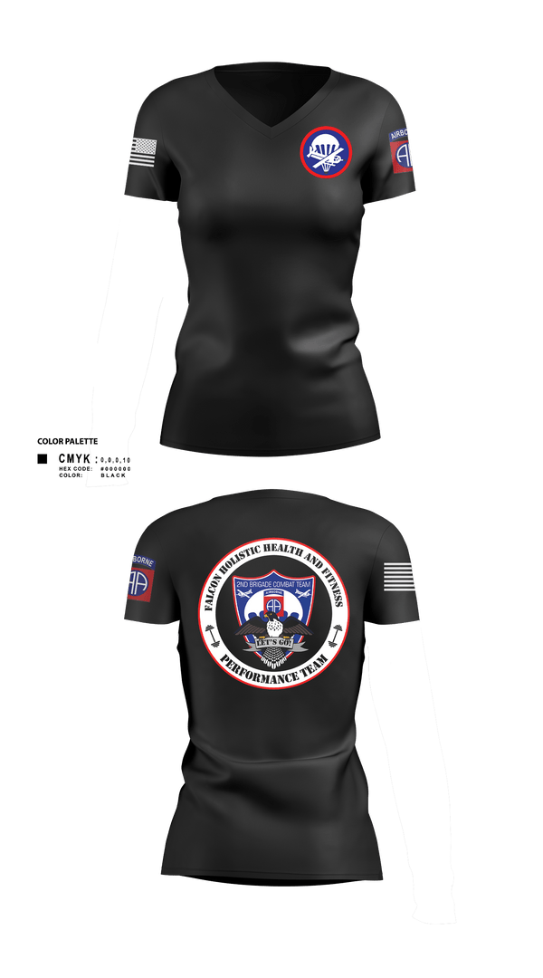 Womens Short Sleeve Vneck Shirt, 2BCT H2F, Army, Teamtime, Team time, sublimation, custom sports apparel, team uniforms, spirit wear, spiritwear, sports uniforms, custom shirts, team store, custom team store, fundraiser sports, apparel fundraiser