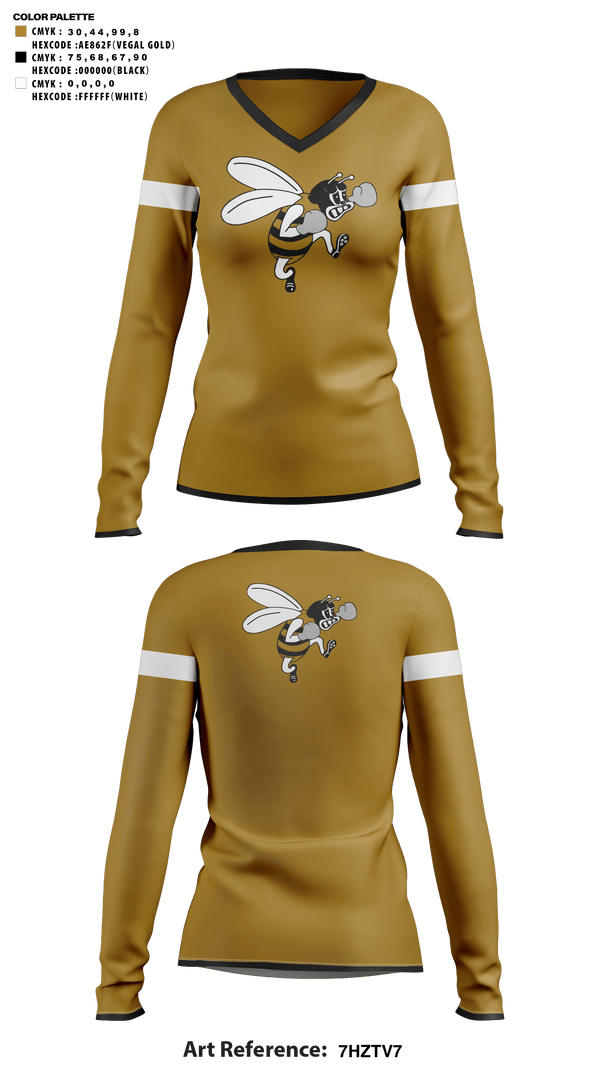 Womens Long Sleeve Vneck Shirt, Cleburne High School Cheer, Cheer, Teamtime, Team time, sublimation, custom sports apparel, team uniforms, spirit wear, spiritwear, sports uniforms, custom shirts, team store, custom team store, fundraiser sports, apparel fundraiser
