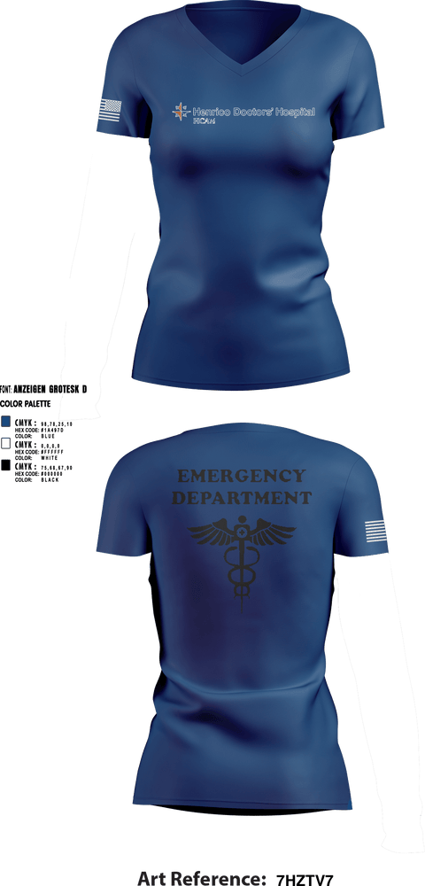 Womens Short Sleeve Vneck Shirt, HCA Healthcare, , Teamtime, Team time, sublimation, custom sports apparel, team uniforms, spirit wear, spiritwear, sports uniforms, custom shirts, team store, custom team store, fundraiser sports, apparel fundraiser