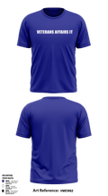 Veterans Affairs IT Old School Cotton Feel Shirt - 1