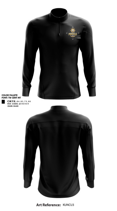 Pinnacle Martial Arts 28485454 Quarter Zip Jacket - 3