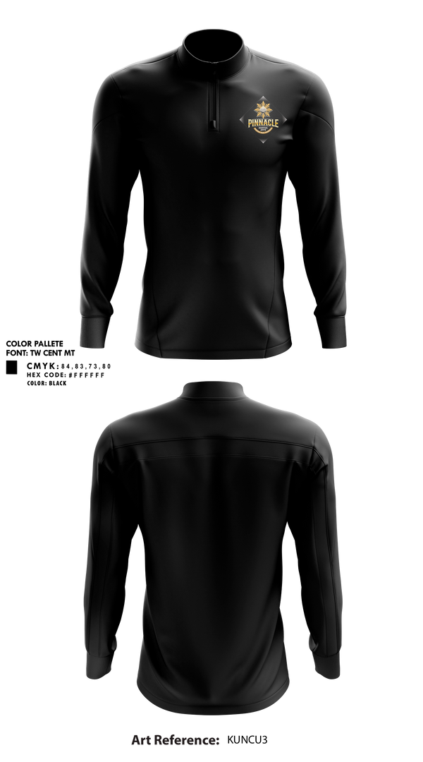 Quarter Zip Jacket, Pinnacle Martial Arts, , Teamtime, Team time, sublimation, custom sports apparel, team uniforms, spirit wear, spiritwear, sports uniforms, custom shirts, team store, custom team store, fundraiser sports, apparel fundraiser
