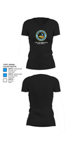 River Valley Middle School Cross Country 32039733 Women's Short Sleeve V-neck Shirt - 37