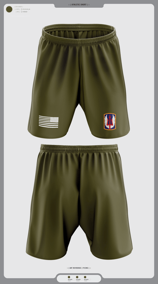 Athletic Shorts With Pockets, 1-169th E Company, National Guard, Teamtime, Team time, sublimation, custom sports apparel, team uniforms, spirit wear, spiritwear, sports uniforms, custom shirts, team store, custom team store, fundraiser sports, apparel fundraiser