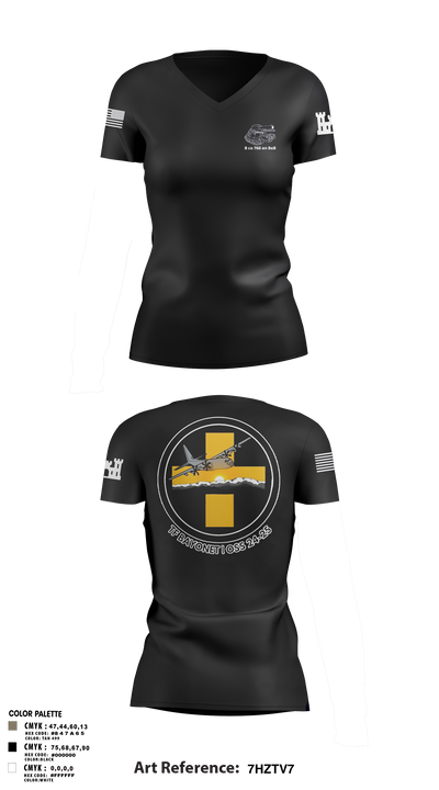 B Co 766 EN BeB 1st Platoon Armored Turtles Women's Short Sleeve V-neck Shirt - 12