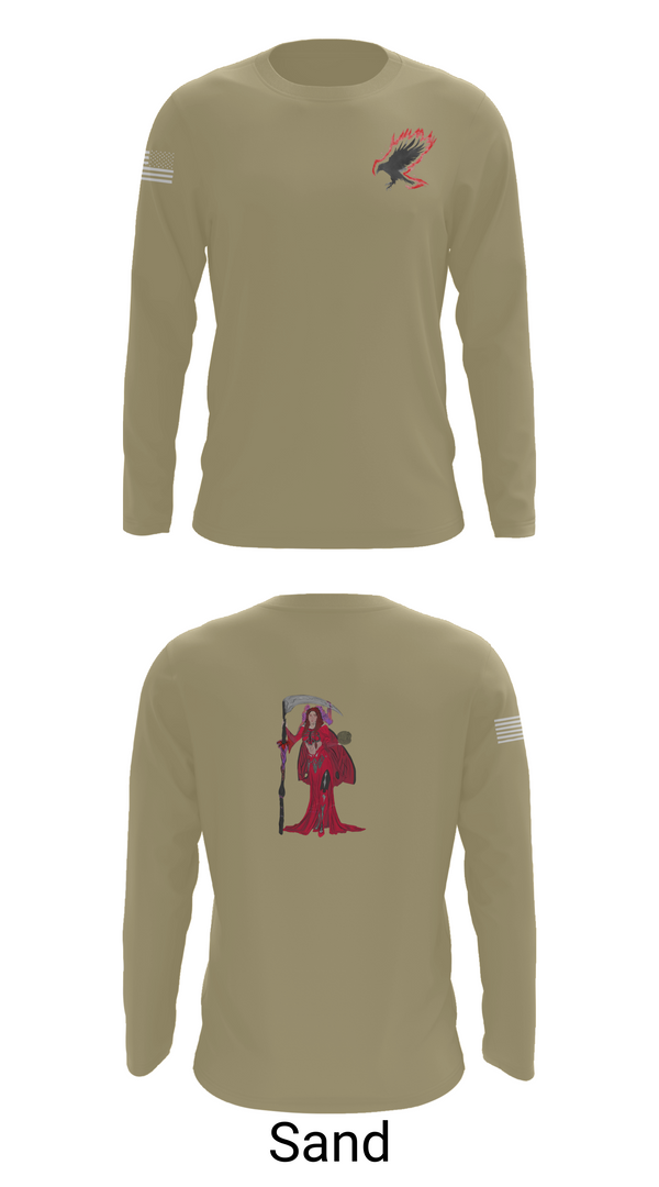 Long Sleeve Performance Shirt, A Co. 152 BEB, Army, Teamtime, Team time, sublimation, custom sports apparel, team uniforms, spirit wear, spiritwear, sports uniforms, custom shirts, team store, custom team store, fundraiser sports, apparel fundraiser