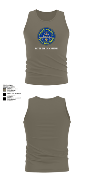Tank Top, Battleship misssouri, Navy, Teamtime, Team time, sublimation, custom sports apparel, team uniforms, spirit wear, spiritwear, sports uniforms, custom shirts, team store, custom team store, fundraiser sports, apparel fundraiser