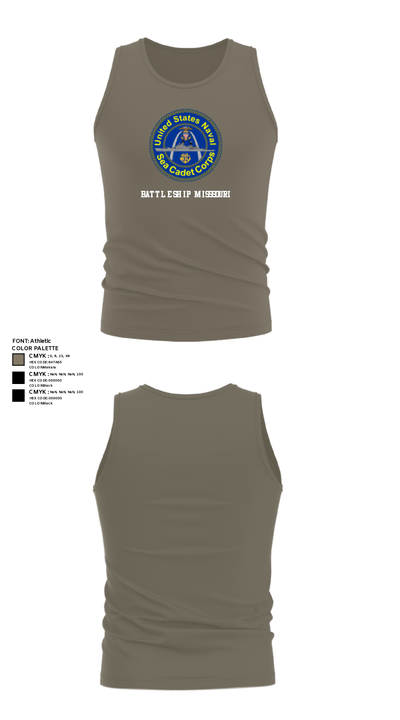 Battleship misssouri 47283625 Tank Top - 75