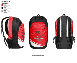 Gear Bag, Western Plains High School Football, Football, Teamtime, Team time, sublimation, custom sports apparel, team uniforms, spirit wear, spiritwear, sports uniforms, custom shirts, team store, custom team store, fundraiser sports, apparel fundraiser