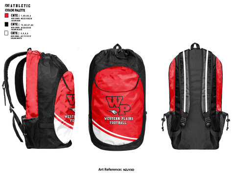 Gear Bag, Western Plains High School Football, Football, Teamtime, Team time, sublimation, custom sports apparel, team uniforms, spirit wear, spiritwear, sports uniforms, custom shirts, team store, custom team store, fundraiser sports, apparel fundraiser
