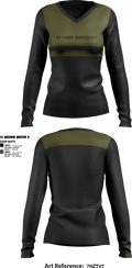 br power maintenance 65016715 Women's Long Sleeve V-neck Shirt - 1