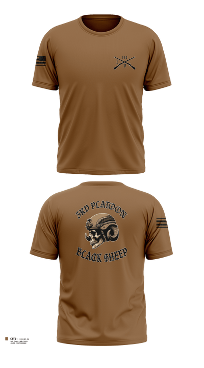 3rd PLT Black Sheep 32884167 Short Sleeve Performance Shirt - 87