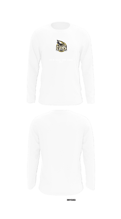 Citrus Valley High School Golf 78856365 Long Sleeve Performance Shirt - 8