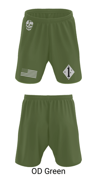 Athletic Shorts With Pockets, 3/7 Kilo 3rd, Marines, Teamtime, Team time, sublimation, custom sports apparel, team uniforms, spirit wear, spiritwear, sports uniforms, custom shirts, team store, custom team store, fundraiser sports, apparel fundraiser