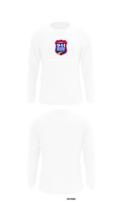 911 Driving School 70833524 Long Sleeve Performance Shirt - 8