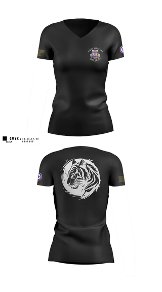 Womens Short Sleeve Vneck Shirt, 312th HR CO, A1 Postal, Army, Teamtime, Team time, sublimation, custom sports apparel, team uniforms, spirit wear, spiritwear, sports uniforms, custom shirts, team store, custom team store, fundraiser sports, apparel fundraiser