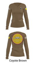 442D FW 35089467 Women's Long Sleeve V-neck Shirt - 17