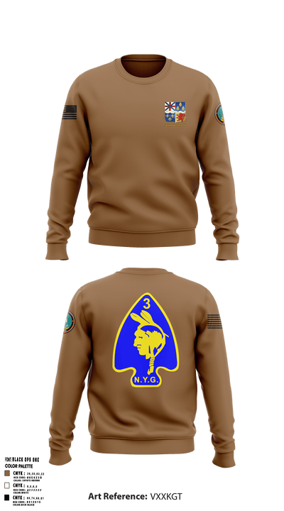 56th  Company 3rd Platoon 50905982 Crew Neck Sweatshirt - 1