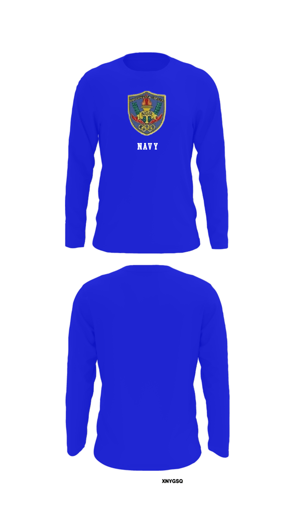 Long Sleeve Performance Shirt, NAVCOMMSTA Greece, Navy, Teamtime, Team time, sublimation, custom sports apparel, team uniforms, spirit wear, spiritwear, sports uniforms, custom shirts, team store, custom team store, fundraiser sports, apparel fundraiser
