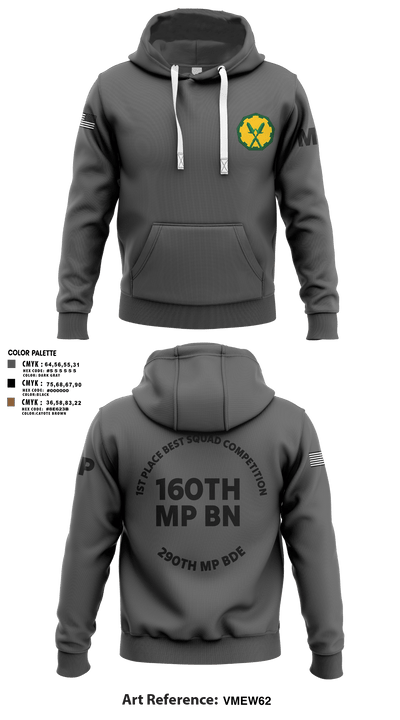160th mp bn 37897815 Hoodie - 104