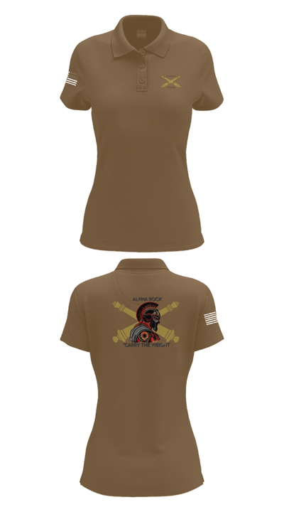 ALPHA ROCK 20137343 Women's Short Sleeve Performance Polo  - 15