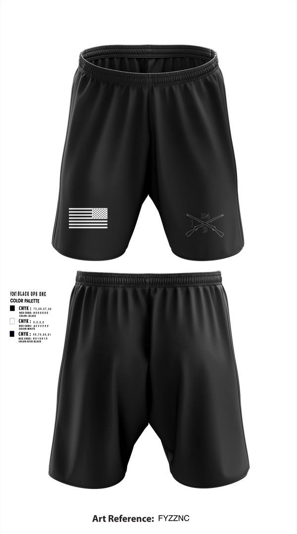 Athletic Shorts With Pockets, 3rd PLT Black SheepDelta company 114, Army, Teamtime, Team time, sublimation, custom sports apparel, team uniforms, spirit wear, spiritwear, sports uniforms, custom shirts, team store, custom team store, fundraiser sports, apparel fundraiser