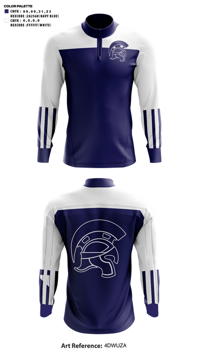 Shepaug Valley High School Ice Hockey 43767452 Quarter Zip Jacket - 41