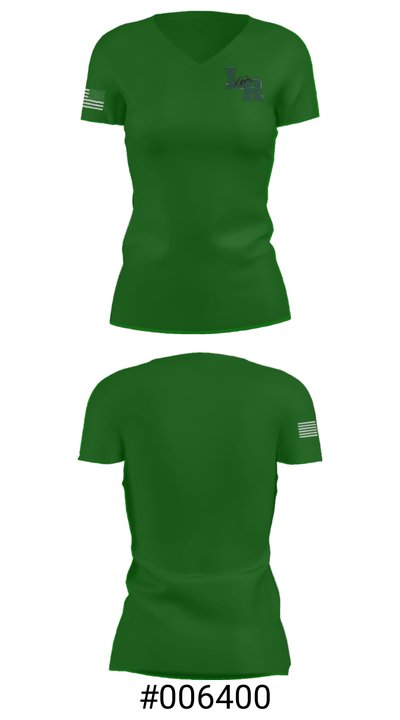 Lakewood Ranch High School Track 96195499 Women's Short Sleeve V-neck Shirt - 21