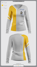 Wiesbaden warriors 36556050 Women's Long Sleeve V-neck Shirt -1 6