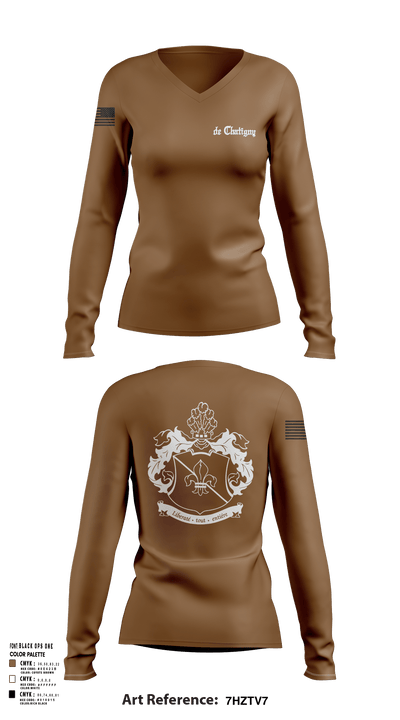 NA 10904761 Women's Long Sleeve V-neck Shirt - 151