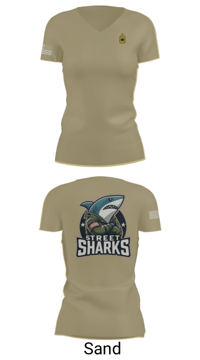 Pearl City Army Recruiting Station 36173734 Women's Short Sleeve V-neck Shirt - 88