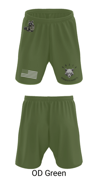 Athletic Shorts With Pockets, Node 66216 Bandwidth Bandits, Army, Teamtime, Team time, sublimation, custom sports apparel, team uniforms, spirit wear, spiritwear, sports uniforms, custom shirts, team store, custom team store, fundraiser sports, apparel fundraiser