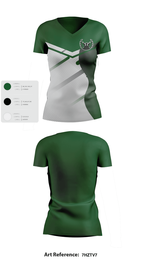 Women's Short Sleeve Vneck Shirt, Spruce Mountain High School, Spirit Store, Teamtime, Team time, sublimation, custom sports apparel, team uniforms, spirit wear, spiritwear, sports uniforms, custom shirts, team store, custom team store, fundraiser sports, apparel fundraiser