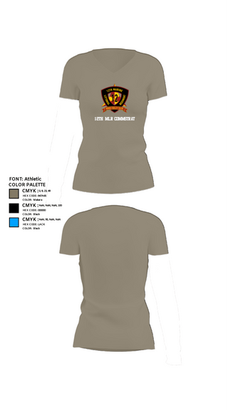 Womens Short Sleeve Vneck Shirt, 12th MLR COMMSTRAT, Marines, Teamtime, Team time, sublimation, custom sports apparel, team uniforms, spirit wear, spiritwear, sports uniforms, custom shirts, team store, custom team store, fundraiser sports, apparel fundraiser