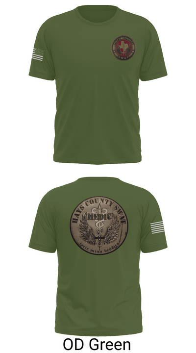 Hays County SWAT 65771365 Short Sleeve Performance Shirt - 53