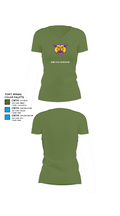 Wilder High School Cheer 27344083 Women's Short Sleeve V-neck Shirt - 20