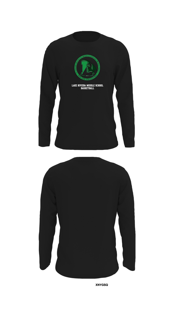 Long Sleeve Performance Shirt, Lake Riviera Middle School Basketball, Women's Basketball, Teamtime, Team time, sublimation, custom sports apparel, team uniforms, spirit wear, spiritwear, sports uniforms, custom shirts, team store, custom team store, fundraiser sports, apparel fundraiser