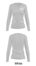 SHARP SECURITY 32605774 Women's Long Sleeve V-neck Shirt - 16
