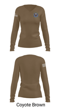 721st Mobility Support Squadron 57301201 Women's Long Sleeve V-neck Shirt - 17