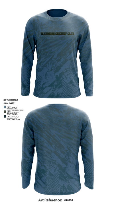Warriors Cricket club 47422936 Long Sleeve Performance Shirt 1